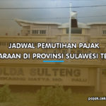 Jadwal Pemutihan Pajak Kendaraan di Provinsi Sulawesi Tengah
